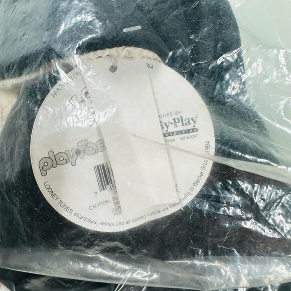 Vintage Play By Play Looney Tunes Sylvester Cat Nylon Plush Pillow Puffalump - Picture 11 of 12